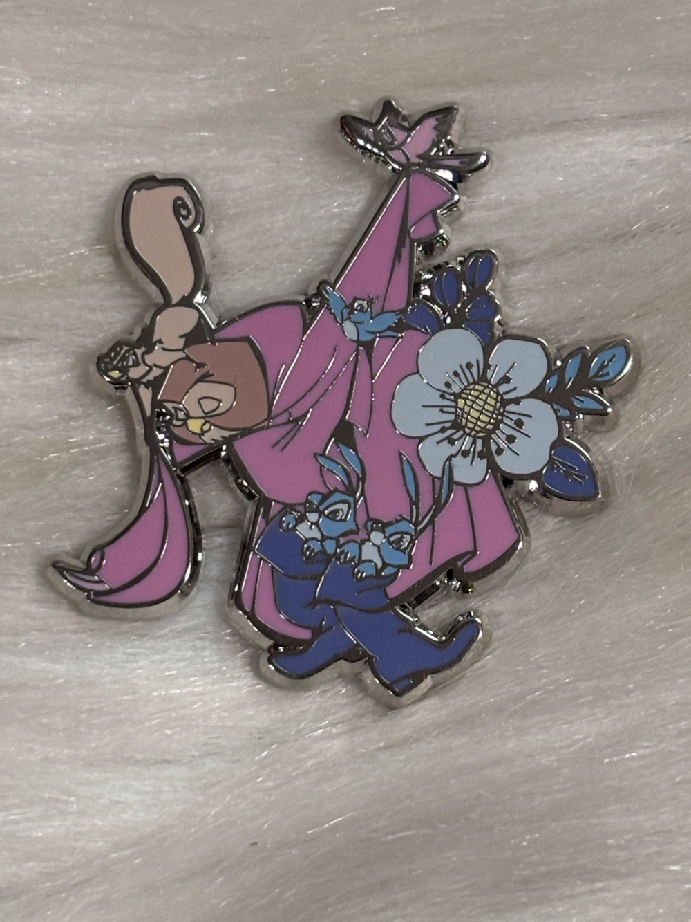 Disney Loungefly Sleeping Beauty 65th Anniversary Owl Forest Woodland friend Pin